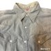 画像11: 50's "TUF NUT"　GRAY　CHAMBRAY　WESTERN　SHIRTS　WITH　DIAGONAL　POCKET　マチ付き　good size !!　good condition !!