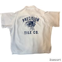 50's "King Louie"　BOWLING　SHIRTS　WITH　OCTOPUS　PRINTED　SIZE表記：L　good proint !!