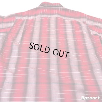 画像6: 60's "Stephens"　RAYON　OMBRE　CHECK　PATTEN　LONG　SLEEVE　SHIRTS　SIZE表記：L　very beautiful !!