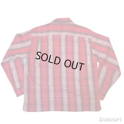 画像4: 60's "Stephens"　RAYON　OMBRE　CHECK　PATTEN　LONG　SLEEVE　SHIRTS　SIZE表記：L　very beautiful !!