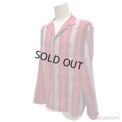 画像12: 60's "Stephens"　RAYON　OMBRE　CHECK　PATTEN　LONG　SLEEVE　SHIRTS　SIZE表記：L　very beautiful !!