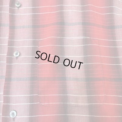 画像8: 60's "Stephens"　RAYON　OMBRE　CHECK　PATTEN　LONG　SLEEVE　SHIRTS　SIZE表記：L　very beautiful !!