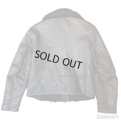 画像18: 50's "PENNEY'S"　「ONE　STAR」　DOUBLE　BREST　LEATHER　JACKET　WITH　DETACHABLE　BOA　COLLAR　good condition !!　good size !!