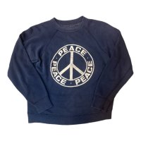 60's- ”PEACE”　☮　PRINTED　SWEAT　SHIRTS