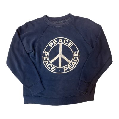 画像1: 60's- ”PEACE”　☮　PRINTED　SWEAT　SHIRTS