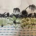 画像12: 50's "Berma"　PINK　FLAMINGO,　PALMTREE　AND　SO　ON　HORIZONTAL　PATTERN　WHITE　RAYON　HAWAIIAN　SHIRTS　SIZE表記：M　
