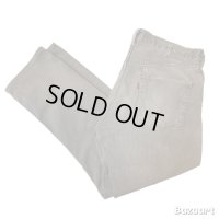 60's "LEVI'S　911 D"　COTTON　PIQUE　PANTS　WITH　Big E　TAB　実寸 W 36 × L 28