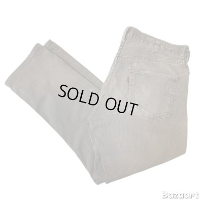 画像1: 60's "LEVI'S　911 D"　COTTON　PIQUE　PANTS　WITH　Big E　TAB　実寸 W 36 × L 28