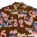 画像4: 40's ”Del Mar”　Macintosh　MENU柄　"UKULELE&LEI"　BROWN × PINK　SIZE:M　ON BOOK　beautiful color !!