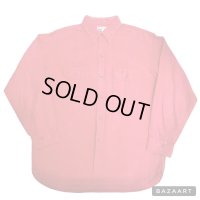50's- "SEARS　PILGRIM"　PINK　HEAVY FLANNEL　SHIRTS　SIZE:L　unusual good color !!　PINK !!　　very rare color !!