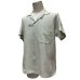 画像15: 60's "ARROW"　COTTON　LINEN　SHORT　SLEEVE　SHIRTS　WITH　EMBROIDERY　AND　SQUARE　BUTTONS　MINT GREEN　good design !!