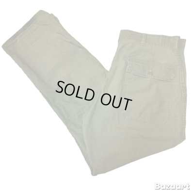 画像1: 50's "U.S.ARMY"　COTTON　POPLIN　FATIGUE　PANTS　W 38 × L 31