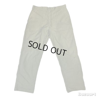 画像2: 50's "U.S.ARMY"　COTTON　POPLIN　FATIGUE　PANTS　W 38 × L 31