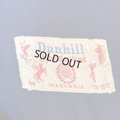 画像2: 50's "DUNHILL"　「CAR CLUB」　LONG　SLEEVE　EMBROYED　SHIRTS　NAVY　SIZE：15 - 15 1/2