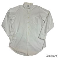 60's "PILGRIM"　WHITE　ALL COTTON　BUTTON DOWN　COLLAR　SHIRTS　good condition !!