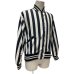 画像18: -50's "Rawlings"　COTTON　POPLYN　BLACK × WHITE　STRIPE　UMPIRE　JACKET　WITH　掛けBITTON　SIZE表記：M