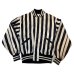 画像1: -50's "Rawlings"　COTTON　POPLYN　BLACK × WHITE　STRIPE　UMPIRE　JACKET　WITH　掛けBITTON　SIZE表記：M (1)