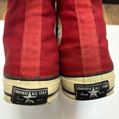 画像7: early 70's "CONVERSE　CHUCK　TALOR”　RED　Hi. CUT　WITH　PLAYERS　NAME　SIZE:11　good condition !!