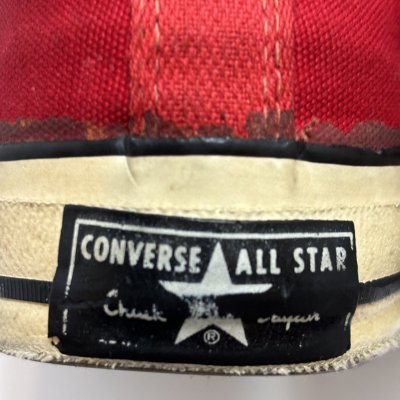画像9: early 70's "CONVERSE　CHUCK　TALOR”　RED　Hi. CUT　WITH　PLAYERS　NAME　SIZE:11　good condition !!