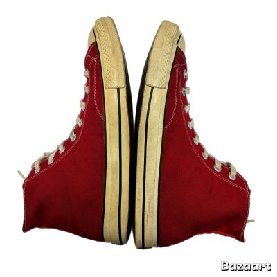 画像20: early 70's "CONVERSE　CHUCK　TALOR”　RED　Hi. CUT　WITH　PLAYERS　NAME　SIZE:11　good condition !!