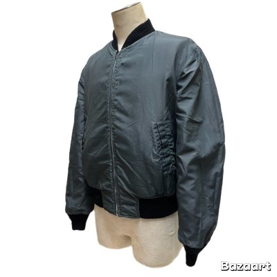 画像15: 50's- "Mc GREGOR"　REVERSIBLE　NYLON FLEESE × GRAY NYLON　FULL　ZIP.　JACKET　SIZE表記：38