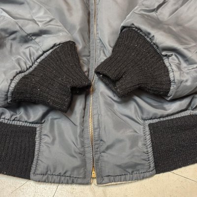 画像11: 50's- "Mc GREGOR"　REVERSIBLE　NYLON FLEESE × GRAY NYLON　FULL　ZIP.　JACKET　SIZE表記：38