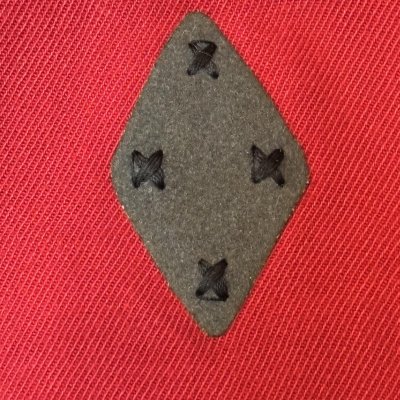 画像7: 50's "Argyle Shop"　COTTON　SUEDE　PATCHED　WITH　SEWING　RAYON　GABARDINE　LONG　SLEEVE　SHIRTS　SIZE表記：M　good condition !!