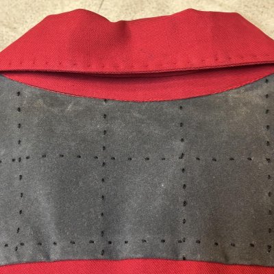 画像13: 50's "Argyle Shop"　COTTON　SUEDE　PATCHED　WITH　SEWING　RAYON　GABARDINE　LONG　SLEEVE　SHIRTS　SIZE表記：M　good condition !!