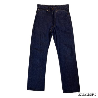 画像2: early 50's MINT CONDITION　"Sears　ROEBUCKS"　DENIM　WESTERN　PANTS　WITH　LEATHER　PATCH　SIZE：W 33　×　L 31.5　