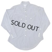 50's- "SEARS　ROEBUCKS"　WESTERN　DENIM　SHIRTS　WITH　DIAGONAL　POCKETS