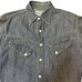 画像7: 50's- "SEARS　ROEBUCKS"　WESTERN　DENIM　SHIRTS　WITH　DIAGONAL　POCKETS