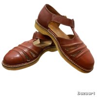 50's "Safa　De LUXE"　LEATHER　SANDAL　SHOES　　