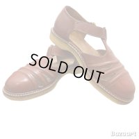 50's "Safa　De LUXE"　LEATHER　SANDAL　SHOES　　