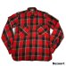 画像1: 50's "SEARS　Kings Way”　HEAVY　COTTON　FLANNEL　SHIRTS　マチ付き　SIZE：M 相当 (1)