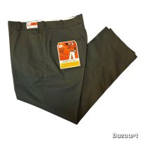 60's DEAD STOCK　WITH FLASHER　"SEARS"　LUSTER　TWILL　CHINO　PANTS　W 36 × L 28　