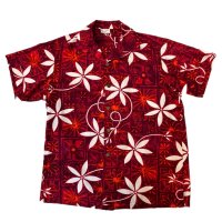 50's "Shaheen's"　「TIARE TAPA」　 COTTON　HAWAIIAN　SHIRTS　same as ELVIS PRESLEY !!
