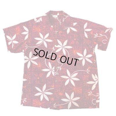 画像1: 50's "Shaheen's"　「TIARE TAPA」　 COTTON　HAWAIIAN　SHIRTS　same as ELVIS PRESLEY !!