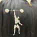 画像31: 50's MINT CONDITION　"MACHO MAN　PAUL　 LIFTING DUMBELLS”　BLACK SATIN　JAPAN SOUVENIR JACKET　and　WHITE SOLID SATIN　with　SNAP BUTTONS ＆ WIDE ZIPPER　SPECIAL !! 