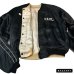 画像4: 50's MINT CONDITION　"MACHO MAN　PAUL　 LIFTING DUMBELLS”　BLACK SATIN　JAPAN SOUVENIR JACKET　and　WHITE SOLID SATIN　with　SNAP BUTTONS ＆ WIDE ZIPPER　SPECIAL !! 