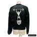 画像38: 50's MINT CONDITION　"MACHO MAN　PAUL　 LIFTING DUMBELLS”　BLACK SATIN　JAPAN SOUVENIR JACKET　and　WHITE SOLID SATIN　with　SNAP BUTTONS ＆ WIDE ZIPPER　SPECIAL !! 