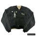 画像3: 50's MINT CONDITION　"MACHO MAN　PAUL　 LIFTING DUMBELLS”　BLACK SATIN　JAPAN SOUVENIR JACKET　and　WHITE SOLID SATIN　with　SNAP BUTTONS ＆ WIDE ZIPPER　SPECIAL !! 