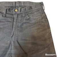 60's "SWEET　ORR”　BLACK　COTTON　TWILL　SLIM　FIT　PANTS　SIZE：W 33 × L 29　very rare !!