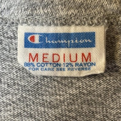 画像2: 70's "Champion"　12% RAYON　SOLID　Tee SHIRTS　SIZE表記：M