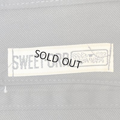 画像6: 60's DEAD STOCK　WITH　FLASHER　”SWEET　ORR」　BLACK　TWILL　SLACKS　PANTS　SIZE表記：W 31 × L 32　BLACK !!