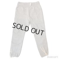 50's ALL COTTON　OLD　SWEAT　PANTS　WITH　COTTON　LACES　DRAWCORD