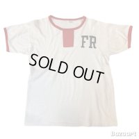 early 40's "SPORTS WEAR"　RINGER　Tee　SHIRTS　WITH　Big　GAZETTE　very rare !!　