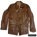 画像1: 1932's "JACK FROST　WOOLEN WEAR”　GOAT SKIN　LEATHER JACKET　with　TALON 扇形 ZIPPER　and　TALON BALL CHAIN　ZIPPERS　SPECIAL !! (1)