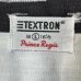 画像2: 50's- "TEXTRON"　BLACK × WHITE × RED　BORDER　PATTERN　PRINTED　COTTON　LONG　SLEEVE　SHIRTS　SIZE表記：L (2)