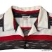画像4: 50's- "TEXTRON"　BLACK × WHITE × RED　BORDER　PATTERN　PRINTED　COTTON　LONG　SLEEVE　SHIRTS　SIZE表記：L