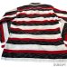 画像12: 50's- "TEXTRON"　BLACK × WHITE × RED　BORDER　PATTERN　PRINTED　COTTON　LONG　SLEEVE　SHIRTS　SIZE表記：L